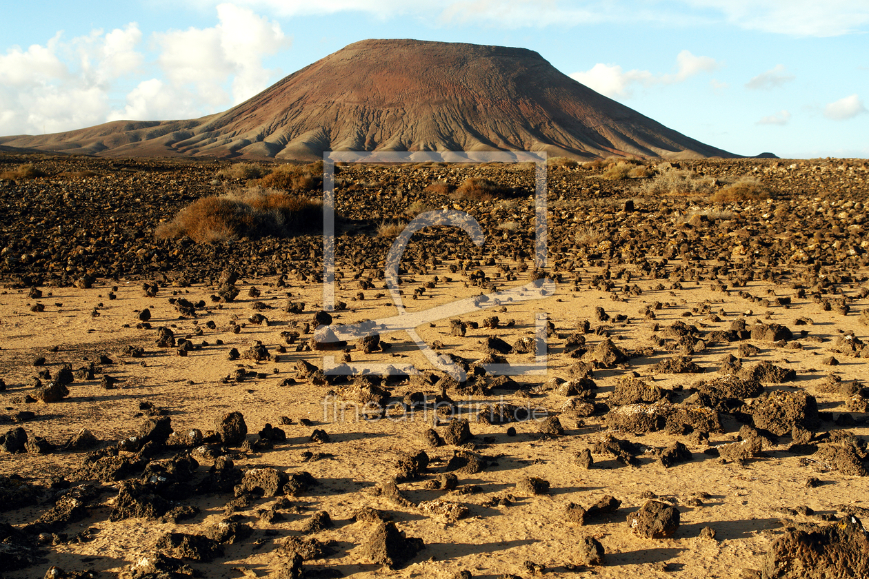 Bild-Nr.: 10013015 Vulkanlandschaft auf Fuerteventura mit Montana Roja erstellt von Frank Rother