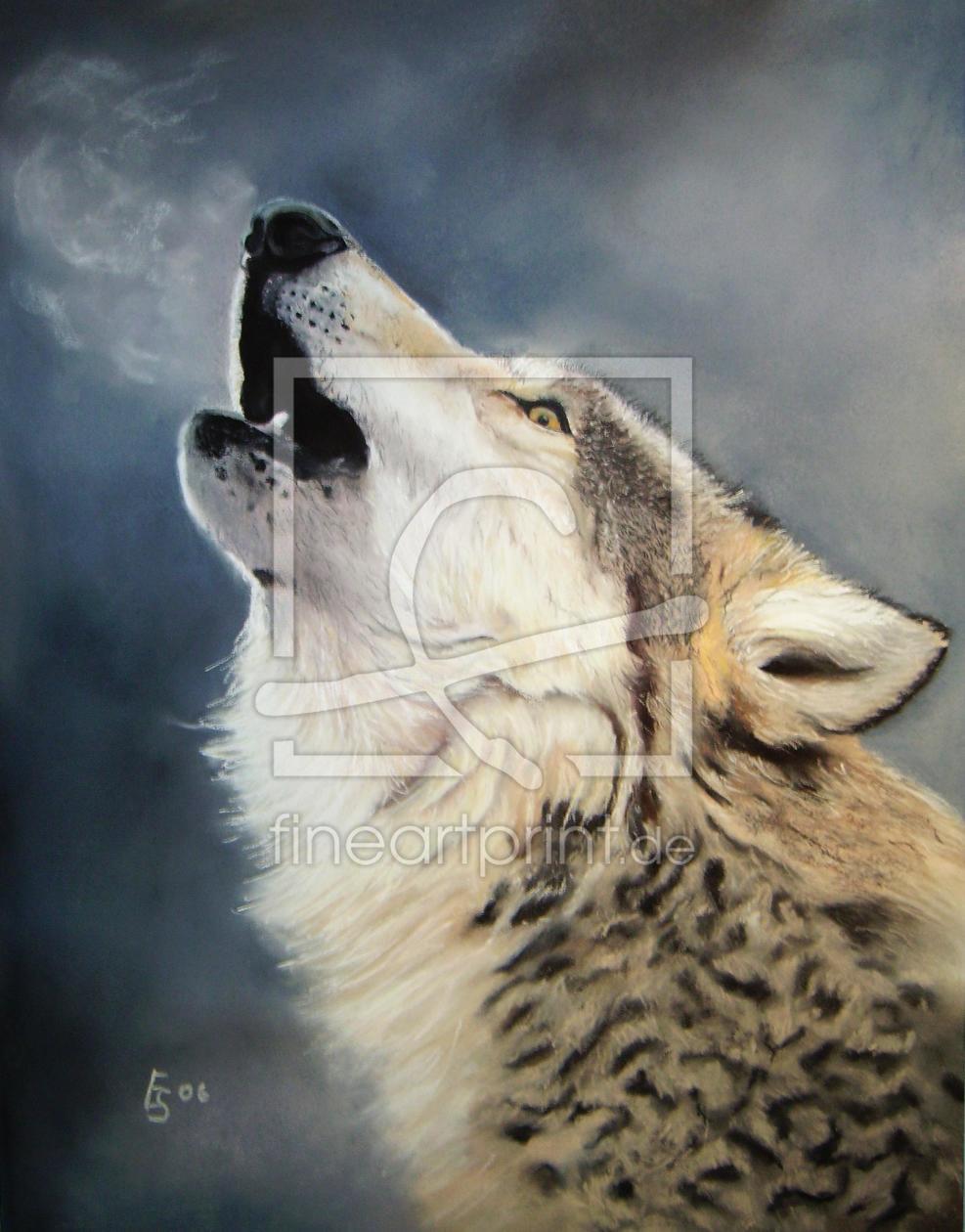 Bild-Nr.: 10099992 heulender Wolf erstellt von suender-artworks