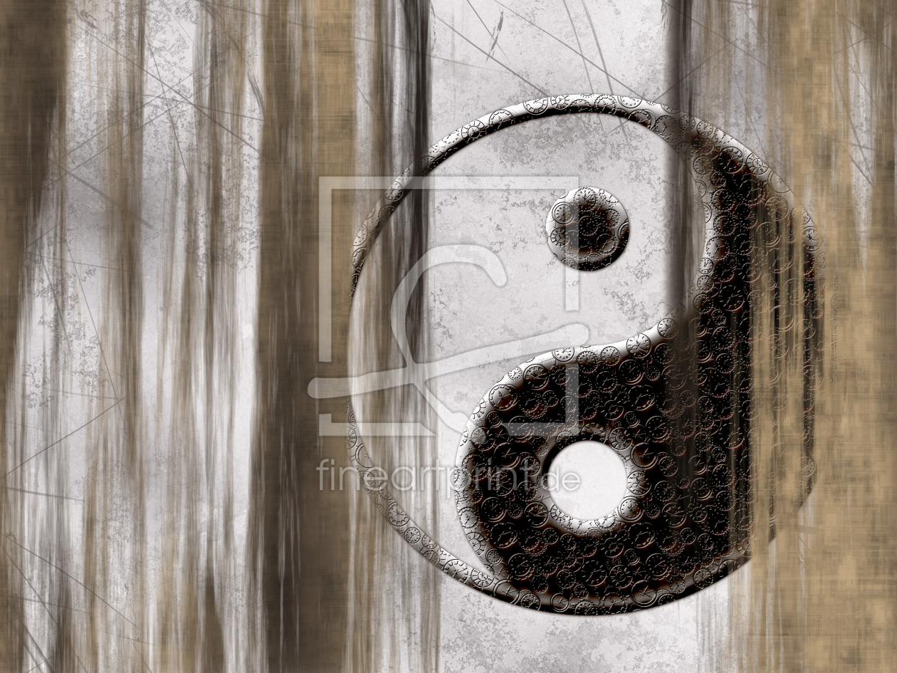 Bild-Nr.: 10135004 Yin und Yang - im Zeichen der Zeit Farbvariante erstellt von gabiw-art