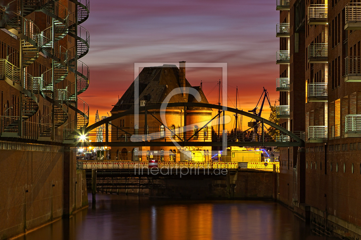 Bild-Nr.: 10263213 Sonnenuntergang Speicherstadt erstellt von Klaus Kehrls