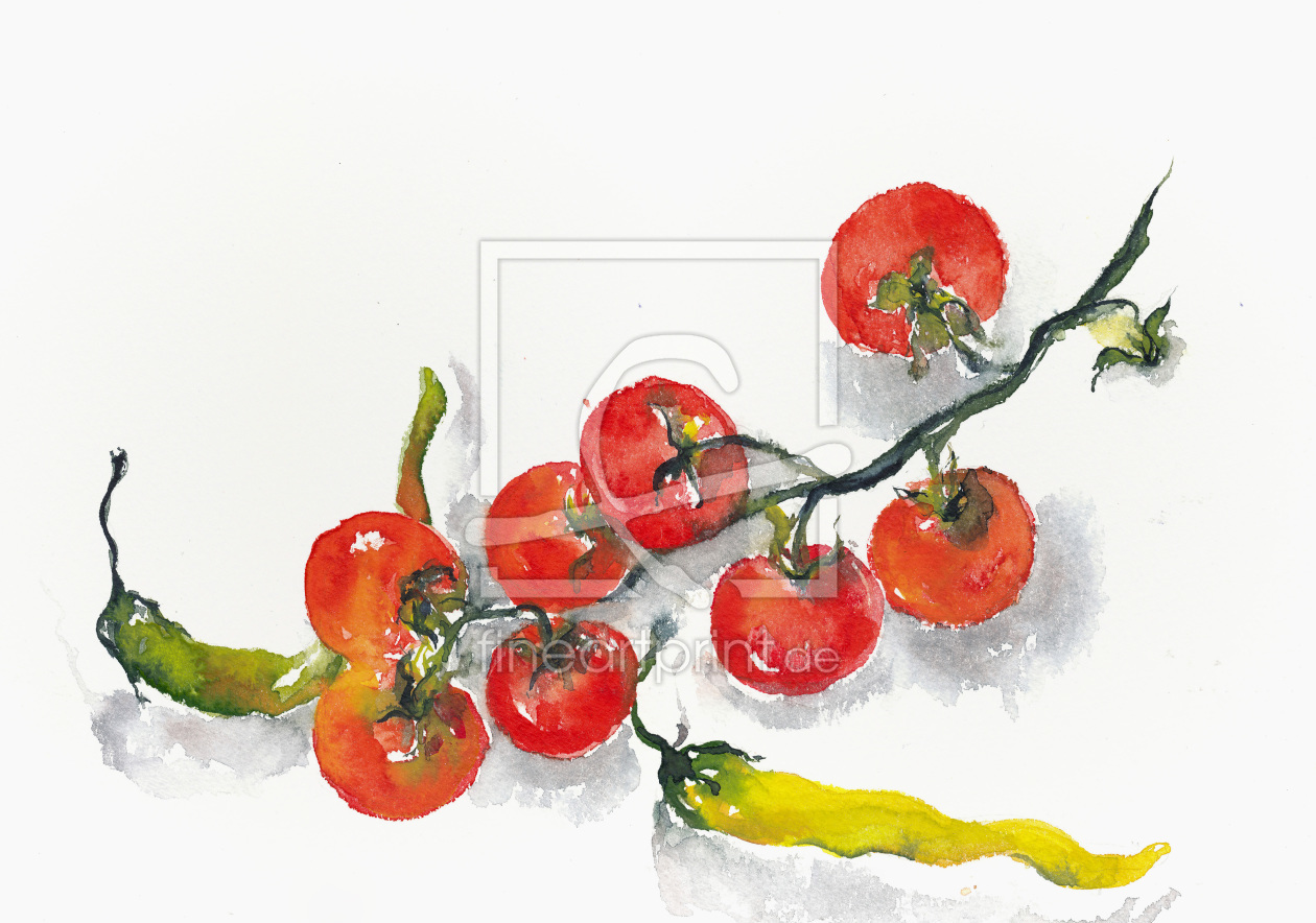 Bild-Nr.: 10407407 Tomaten und Peperoni erstellt von JitkaKrause