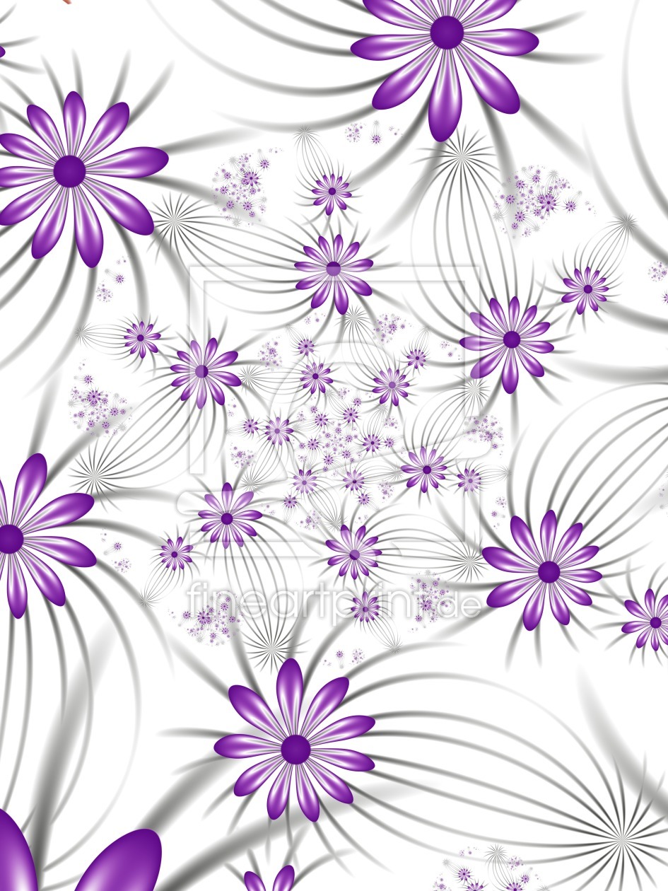 Bild-Nr.: 10510423 Lila Blüten erstellt von gabiw-art