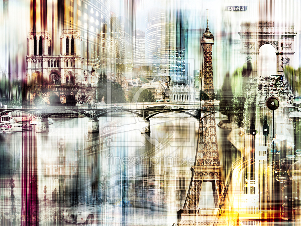 Bild-Nr.: 10582425 Paris - Abstrakte Collage erstellt von Galerie-Fotoeffekt