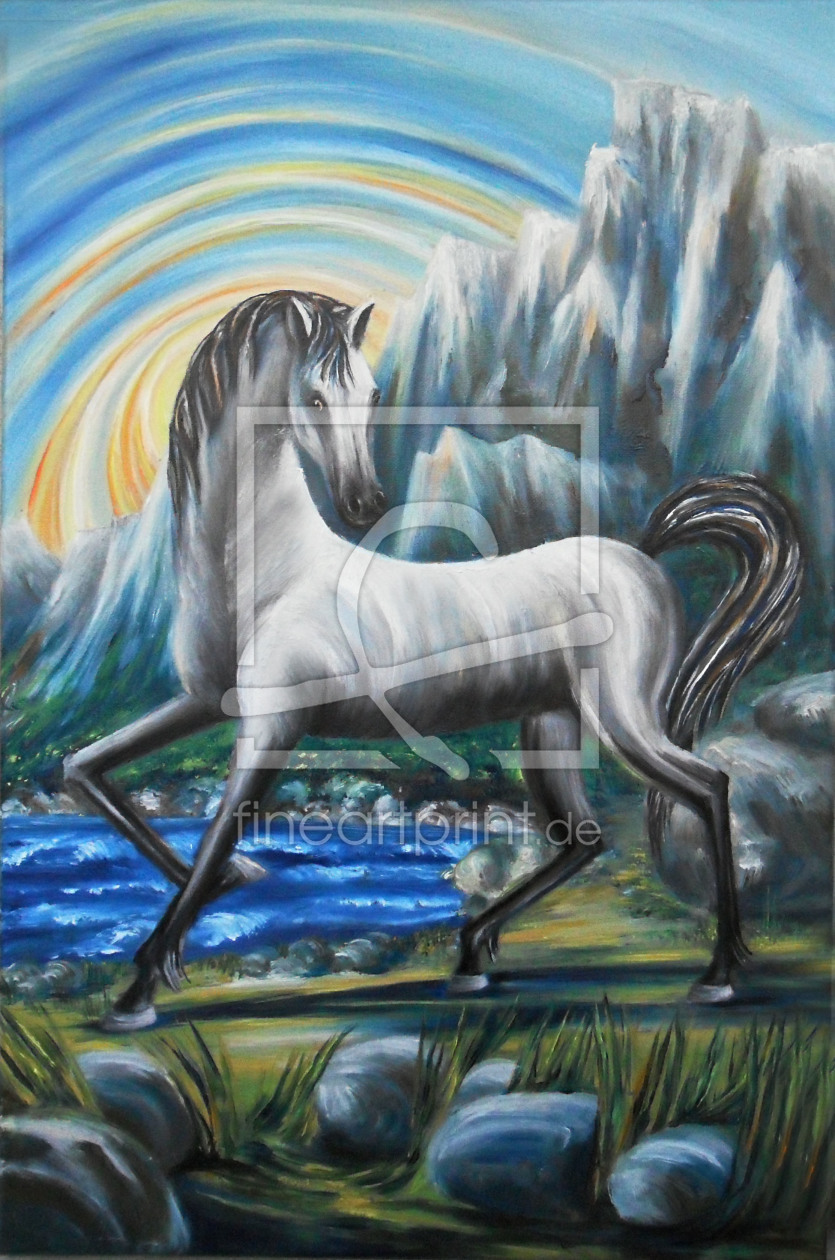 Bild-Nr.: 10681000 Das Weisse Pferd  erstellt von Milona