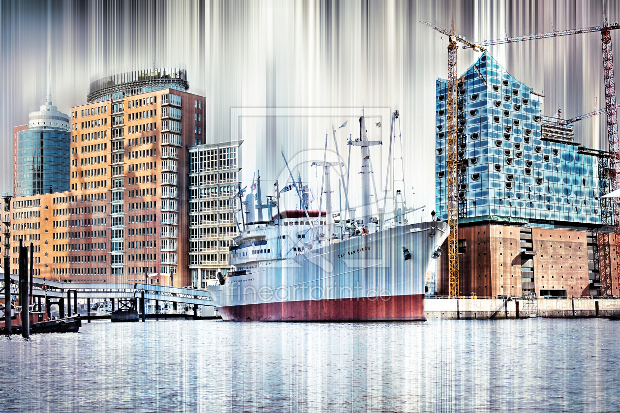 Bild-Nr.: 10703689 Hamburg Panorama Collage erstellt von Galerie-Fotoeffekt