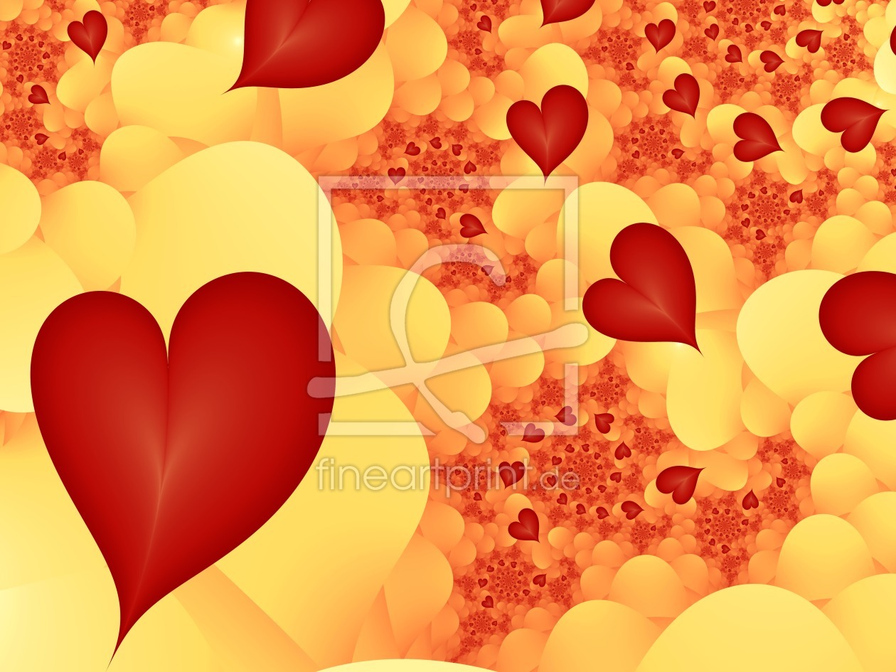 Bild-Nr.: 10718357 Liebe lässt die Herzen fliegen erstellt von gabiw-art
