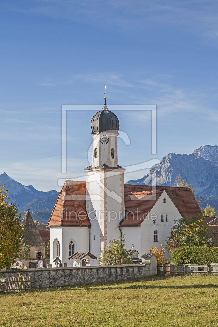 Bild-Nr.: 10781891 Dorfkirche von Wallgau erstellt von EderHans