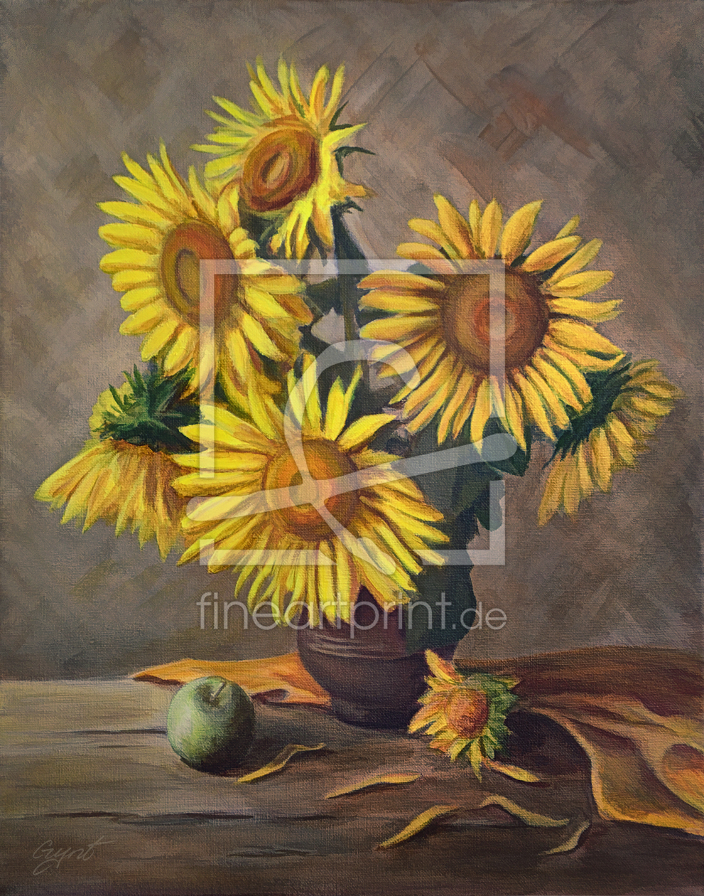 Bild-Nr.: 10904936 Sonnenblumen in Vase - Sunflowers in vase erstellt von Gint Skuburs