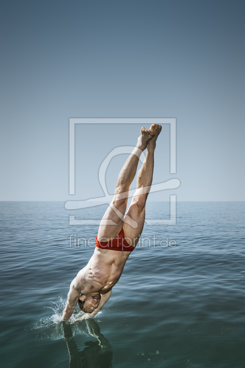 Bild-Nr.: 10939617 Sprung ins Wasser erstellt von Markus Gann
