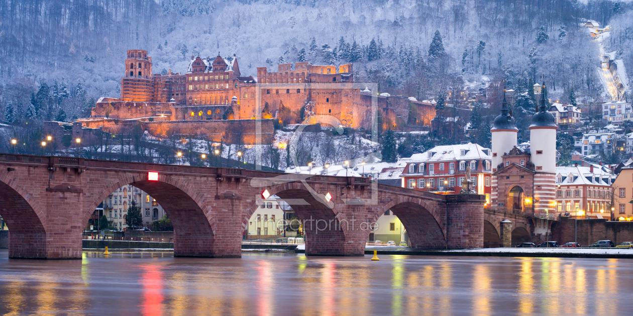 Bild-Nr.: 10944223 Heidelberg im Winter Fine Art erstellt von eyetronic