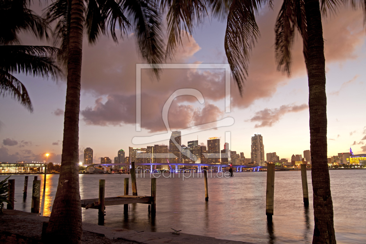 Bild-Nr.: 11214832 Skyline von Miami, Florida erstellt von reisefoto