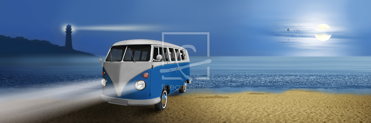 Bild-Nr.: 11289452 Blue beach Bus erstellt von Mausopardia