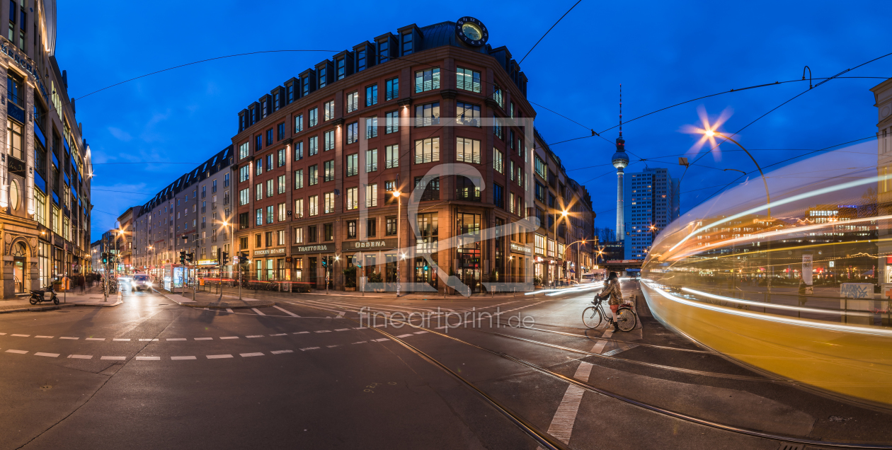 Bild-Nr.: 11445142 Berlin - Hackescher Markt Panorama zur blauen Stunde erstellt von Jean Claude Castor