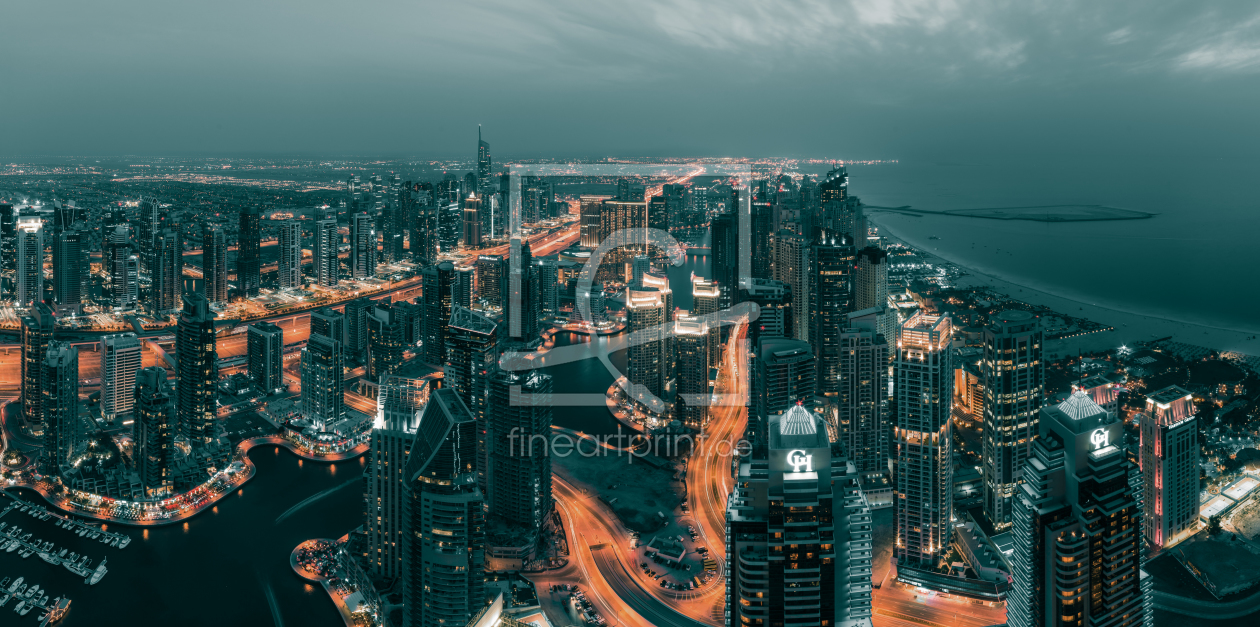 Bild-Nr.: 11491201 Dubai - Skyline Panorama Colourkey  erstellt von Jean Claude Castor