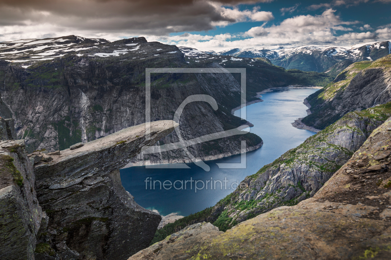 Bild-Nr.: 11621479 Felsvorsprung Trolltunga Norwegen erstellt von BastianLinder