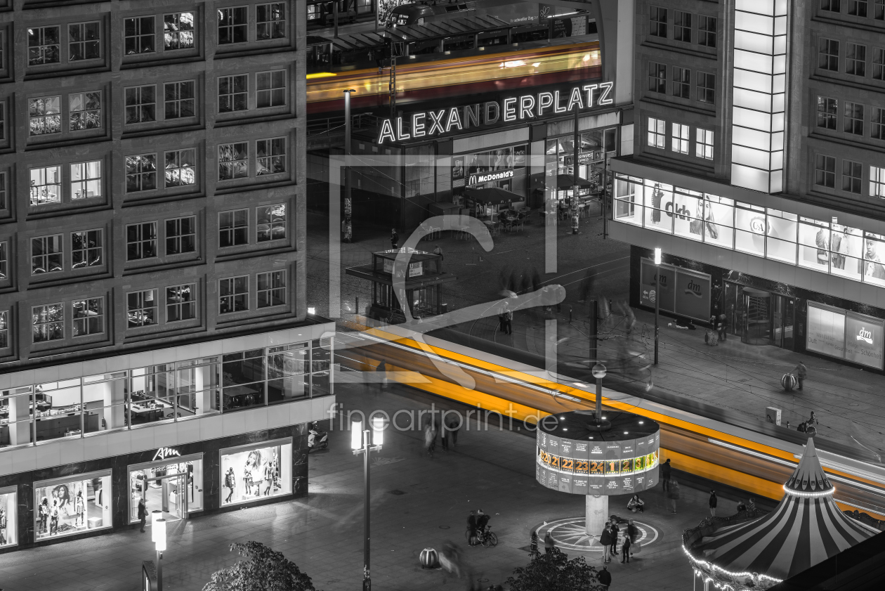 Bild-Nr.: 11641894 Berlin - Alexanderplatz mit Weltzeituhr Colourkey erstellt von Jean Claude Castor