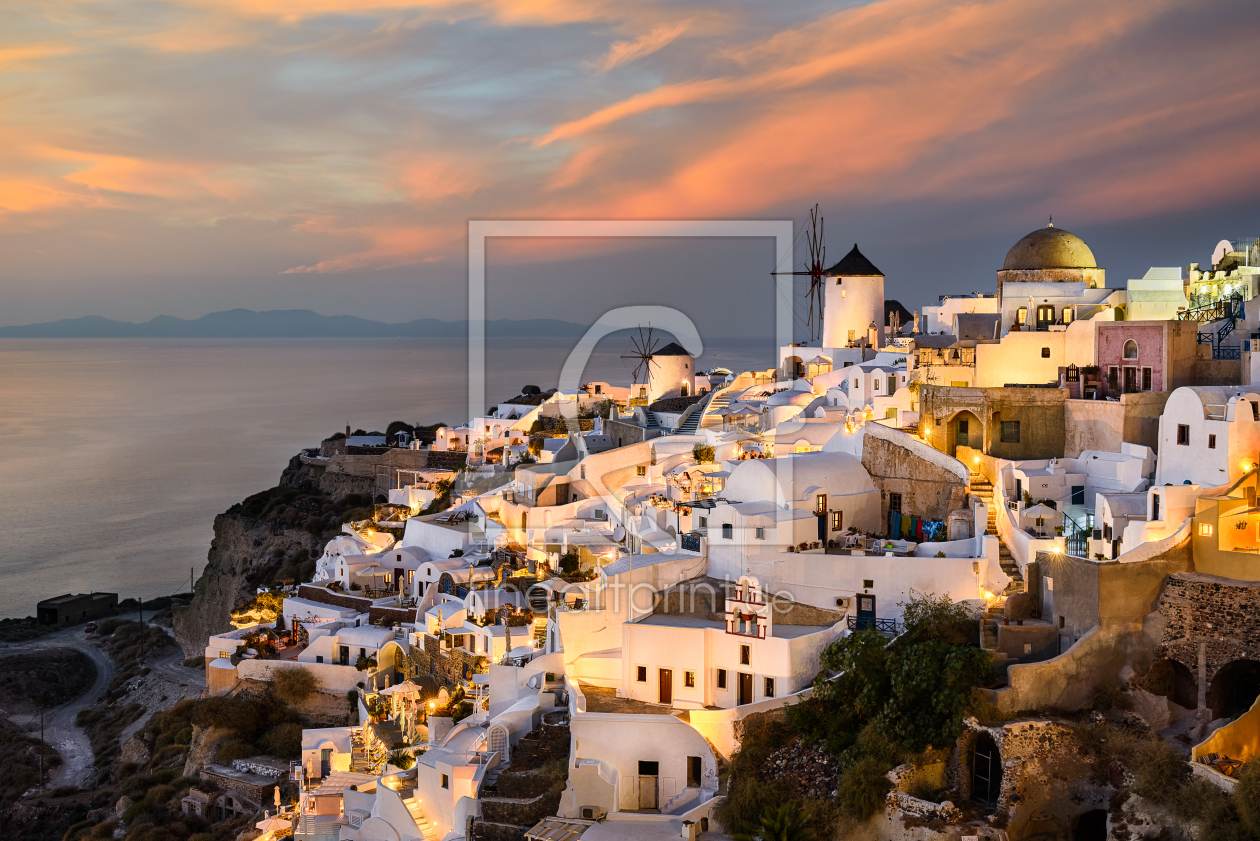 Bild-Nr.: 11703954 Sonnenuntergang in Santorin erstellt von Mapics