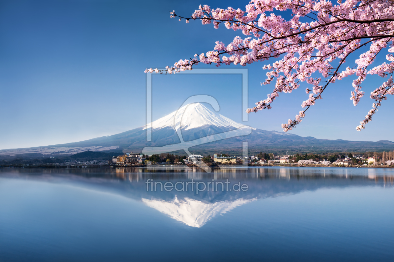 Bild-Nr.: 11756576 Fuji in Japan zur Kirschblüte  erstellt von eyetronic