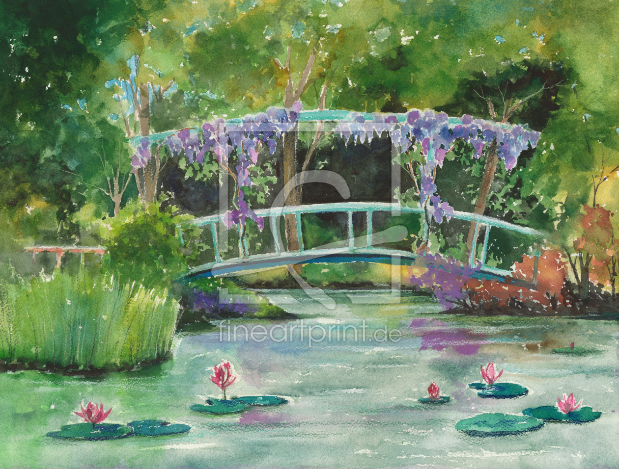 Bild-Nr.: 11761536 Monets Garten erstellt von JitkaKrause