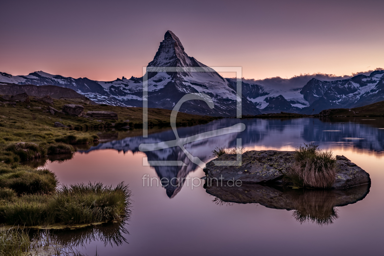 Bild-Nr.: 11804010 Sonnenuntergang am Matterhorn erstellt von Achim Thomae