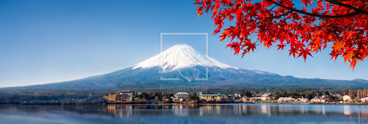 Bild-Nr.: 11809806 Berg Fuji und See Kawaguchiko Panorama im Herbst erstellt von eyetronic