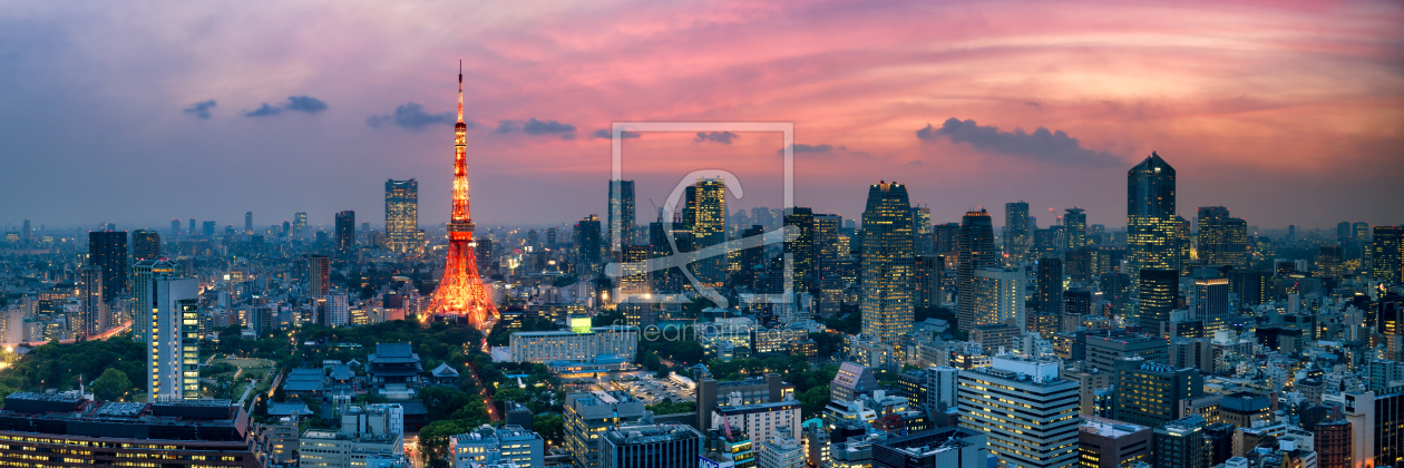 Bild-Nr.: 11810480 Tokyo skyline Panorama erstellt von eyetronic