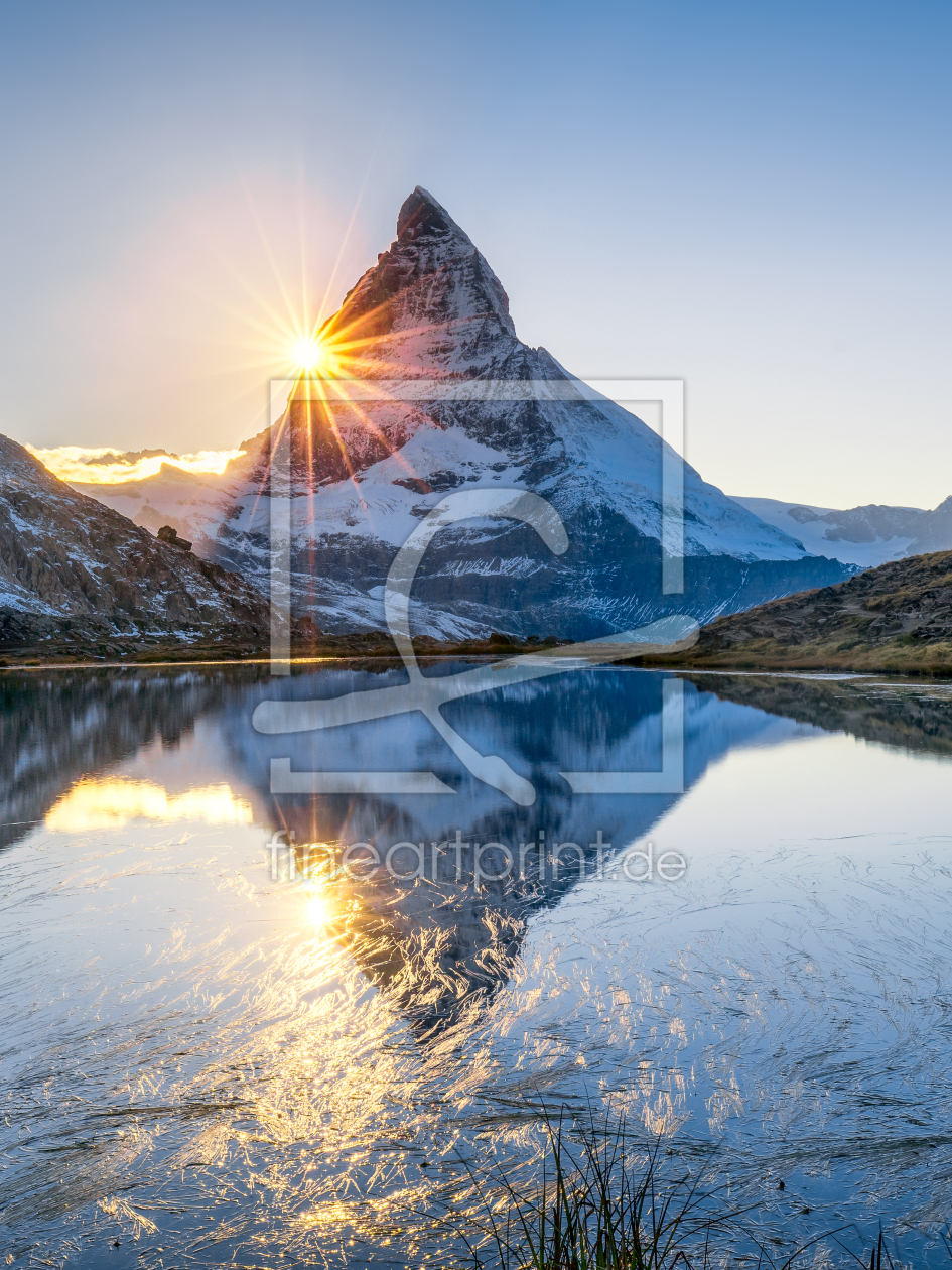 Bild-Nr.: 11812156 Riffelsee und Matterhorn in der Schweiz erstellt von eyetronic