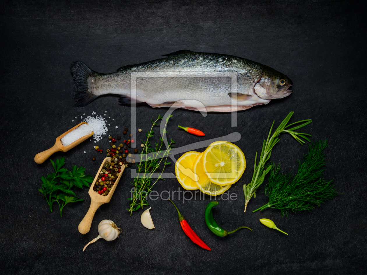 Bild-Nr.: 11830403 Fisch mit Kochzutaten erstellt von xfotostudio