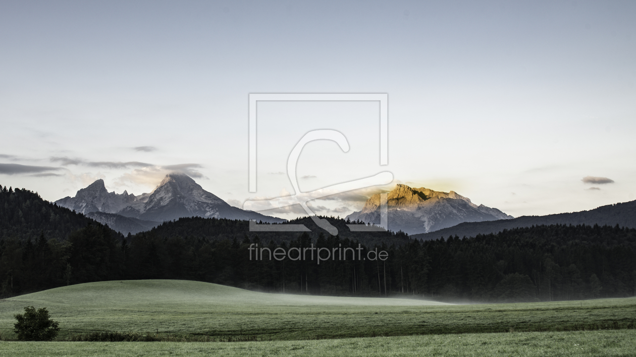 Bild-Nr.: 11831935 Sonnenaufgang Watzmann und Hochkalter erstellt von Ritsch  Euler