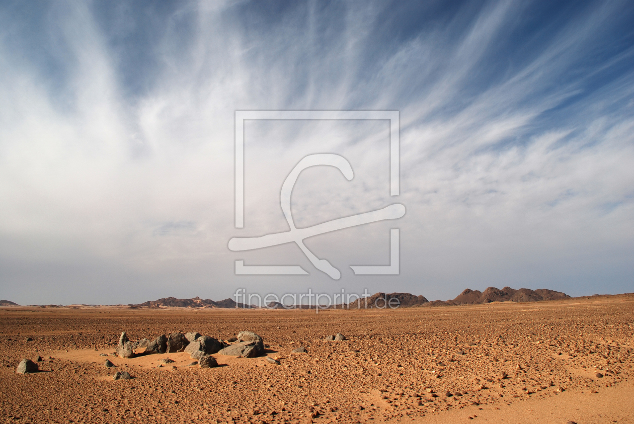 Bild-Nr.: 11841817 Weisse Wolken über der Wüste erstellt von KundenNr-324575