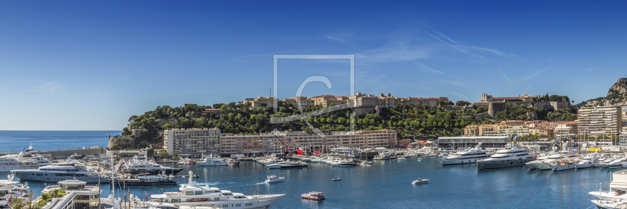 Bild-Nr.: 11854618 MONACO Port Hercule - Panorama  erstellt von Melanie Viola