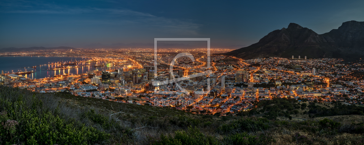 Bild-Nr.: 11863619 Nacht über Kapstadt erstellt von Achim Thomae