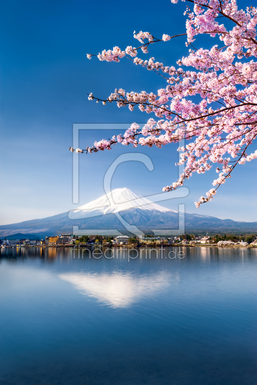 Bild-Nr.: 11872949 Berg Fuji und See Kawaguchiko im Frühling erstellt von eyetronic