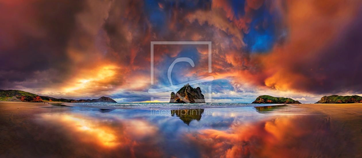 Bild-Nr.: 11882236 Traumstrand Cape Farewell Whanganui Neuseeland erstellt von Michael und Elisabeth Rucker