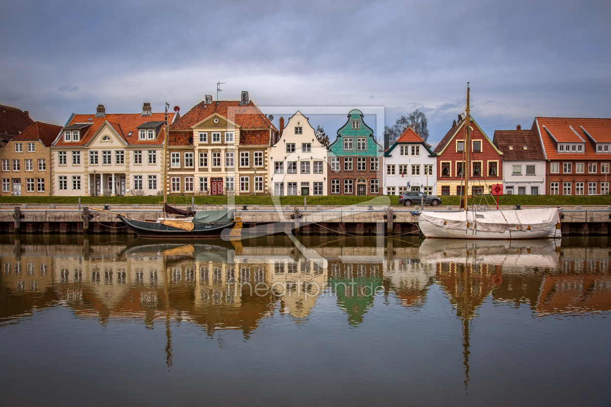 Bild-Nr.: 11893259 Glückstadt - Häuser am Hafen erstellt von Hamburg-Impressionen