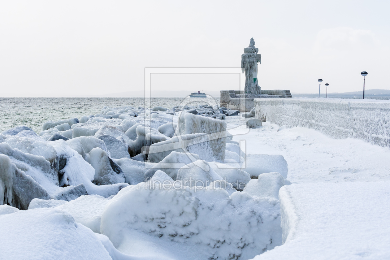 Bild-Nr.: 11894506 Mole in Saßnitz im Winter erstellt von Rico Ködder