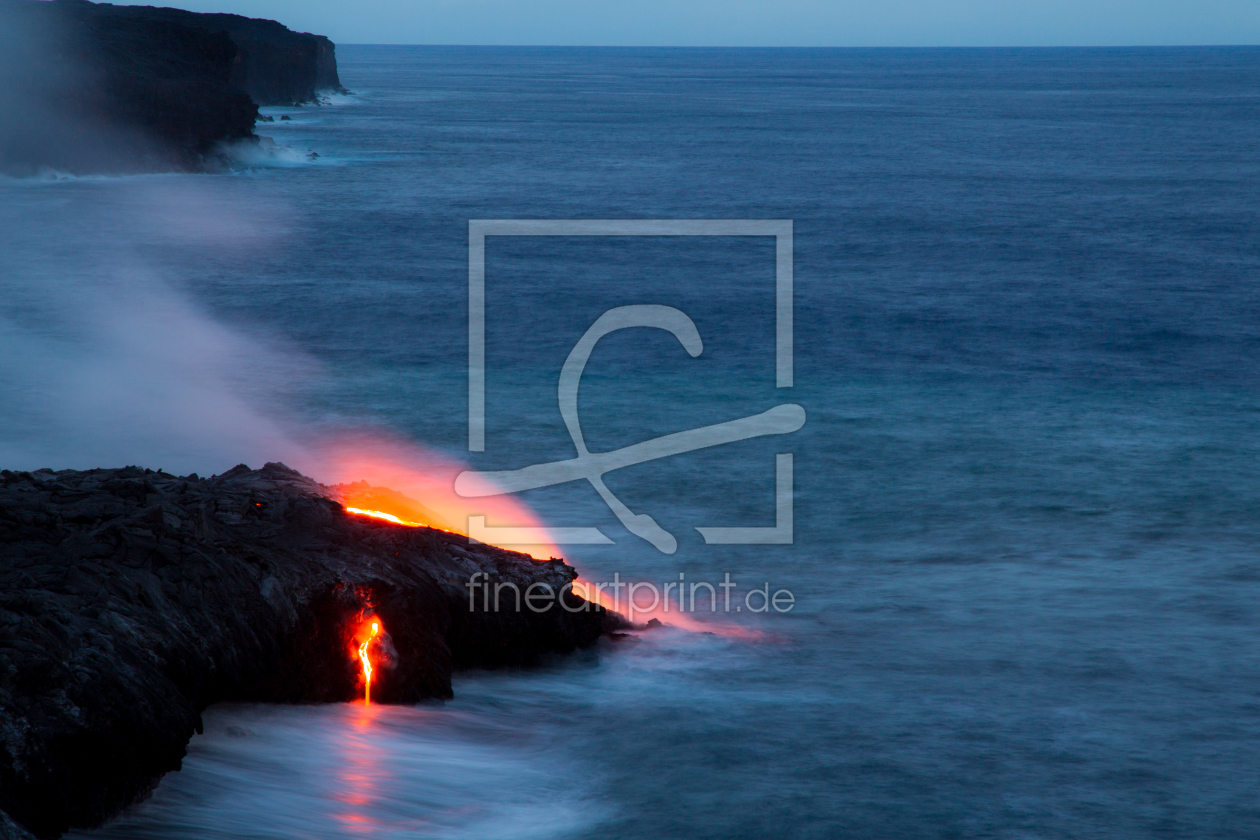Bild-Nr.: 11904601 Lava fließt ins Meer erstellt von DirkR