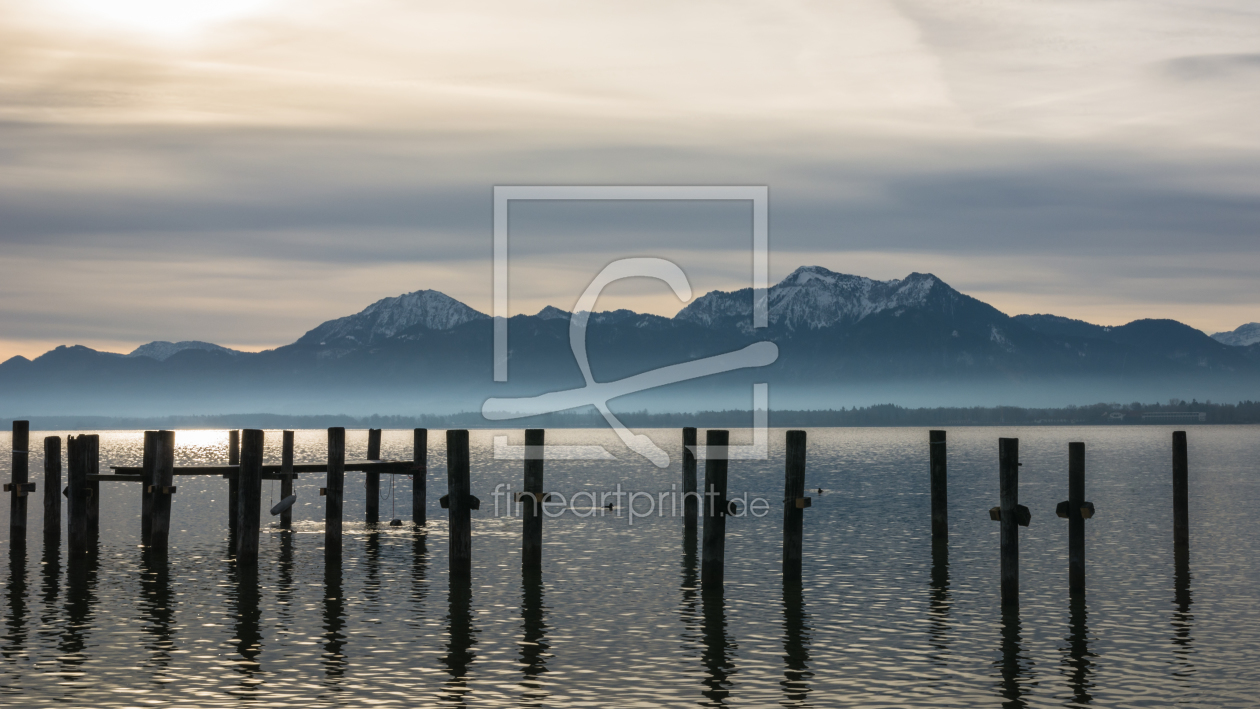 Bild-Nr.: 11926093 Chiemsee mit Alpenblick am Morgen erstellt von luxpediation