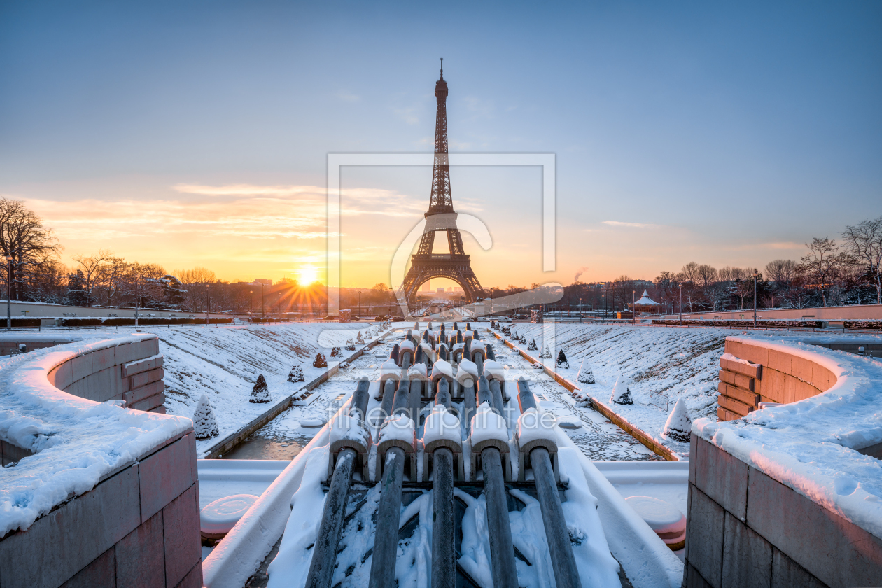 Bild-Nr.: 12013581 Place du Trocadero und Eiffelturm in Paris erstellt von eyetronic