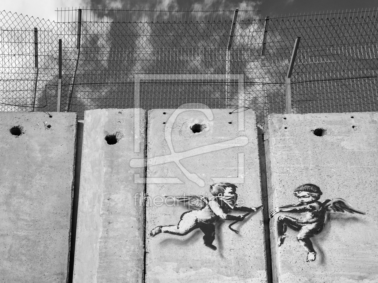 Bild-Nr.: 12014977 Banksy Angels Bethlehem Street Art erstellt von FDaske