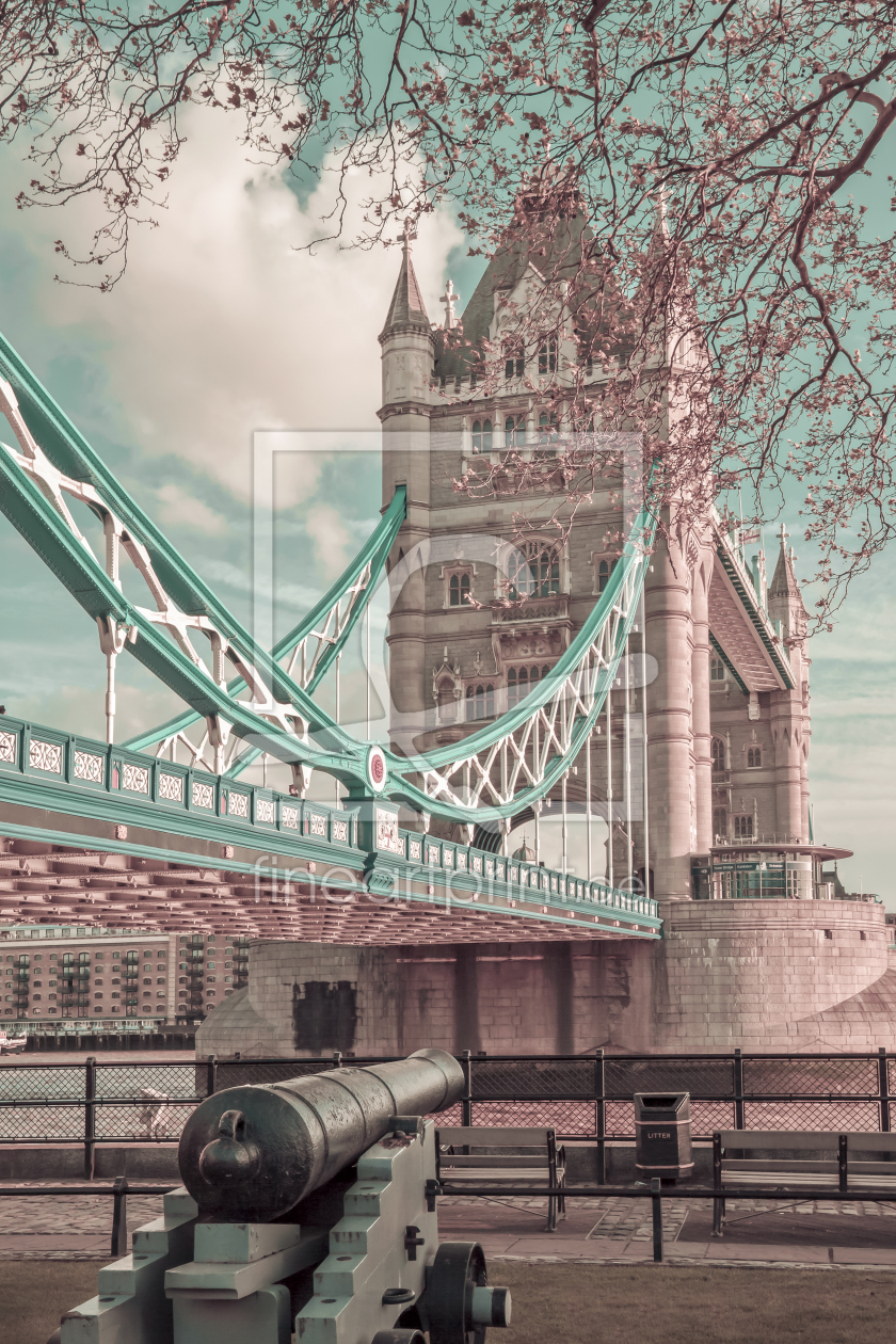 Bild-Nr.: 12373381 LONDON Tower Bridge - urbaner Vintage-Stil erstellt von Melanie Viola