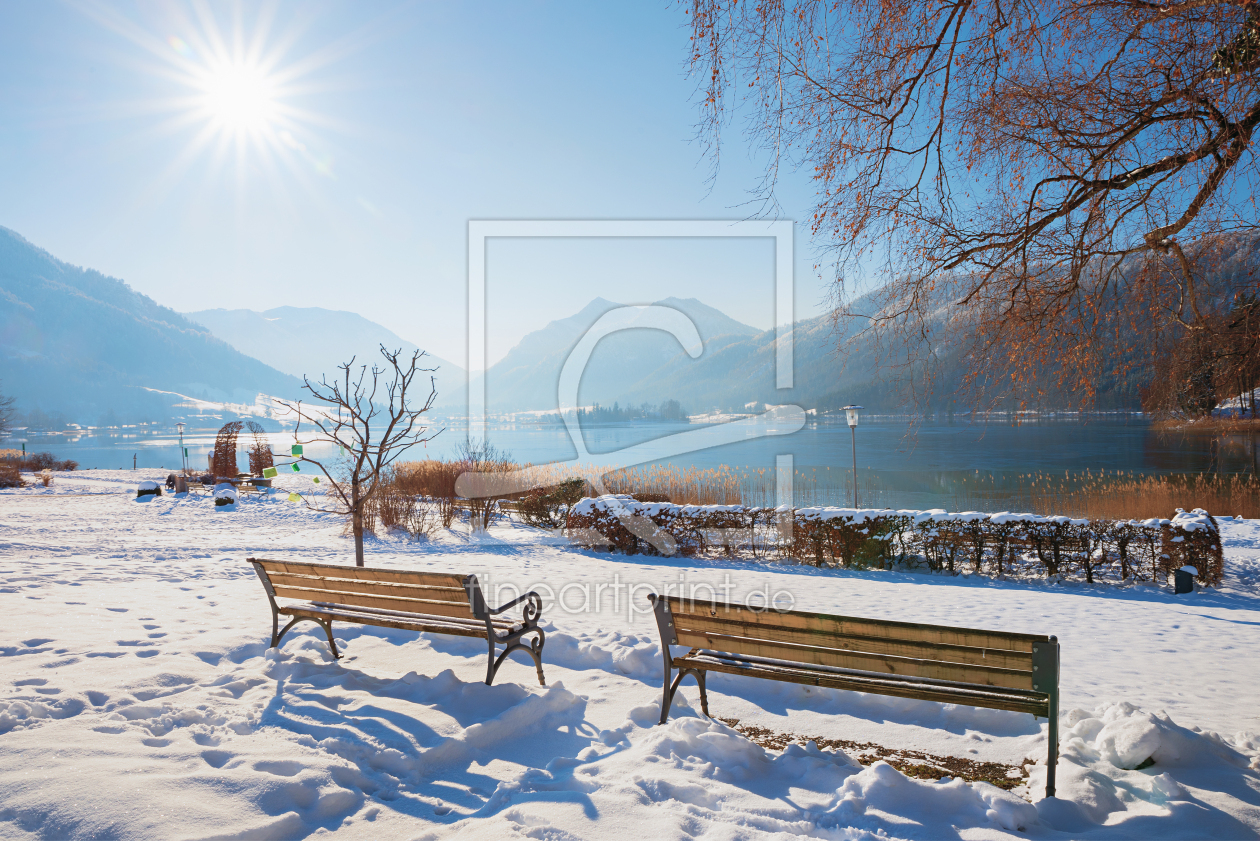 Bild-Nr.: 12796986 Winterszene Kurpark Schliersee erstellt von SusaZoom