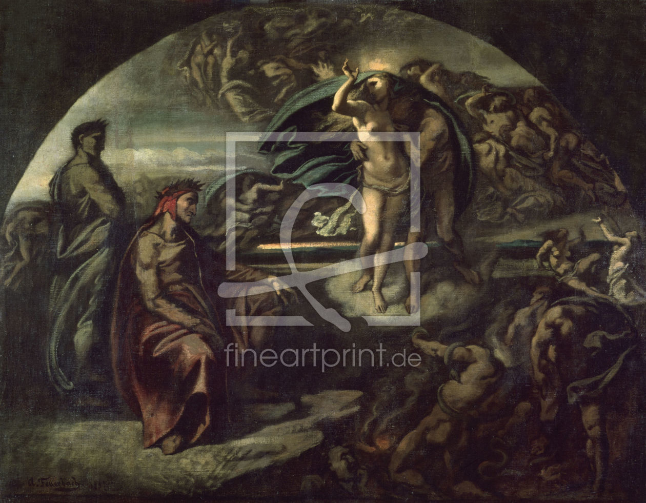 Bild-Nr.: 30000126 Dante & Virgil in Underworld / Feuerbach erstellt von Feuerbach, Anselm