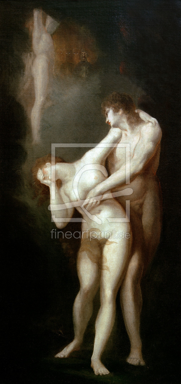 Bild-Nr.: 30000450 J.H.Füssli / The Expulsion from Paradise erstellt von Füssli, Johann Heinrich d.J.