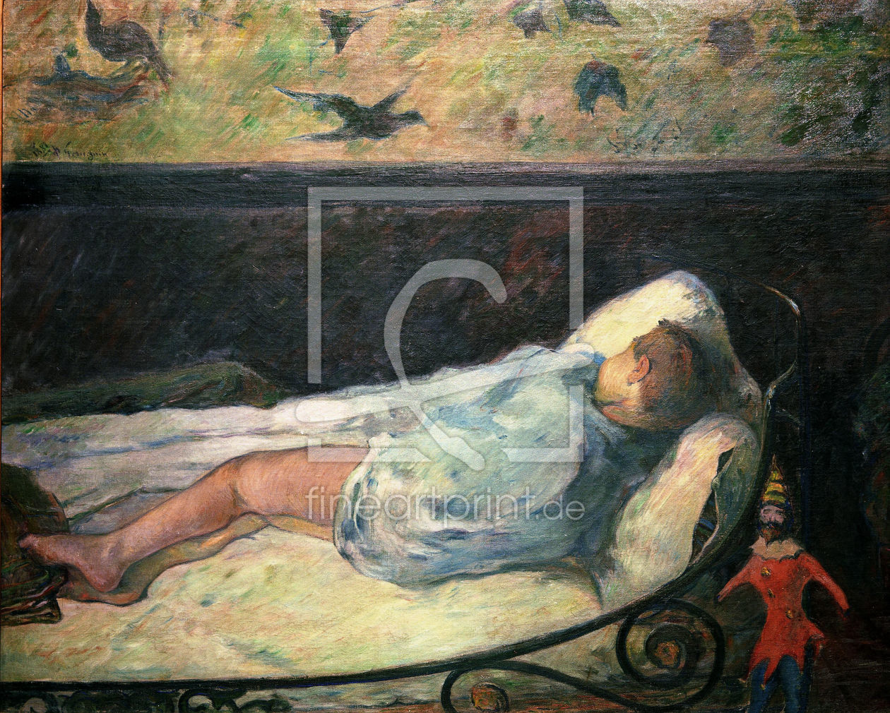 Bild-Nr.: 30000600 P.Gauguin, Die kleine Träumerin erstellt von Gauguin, Paul