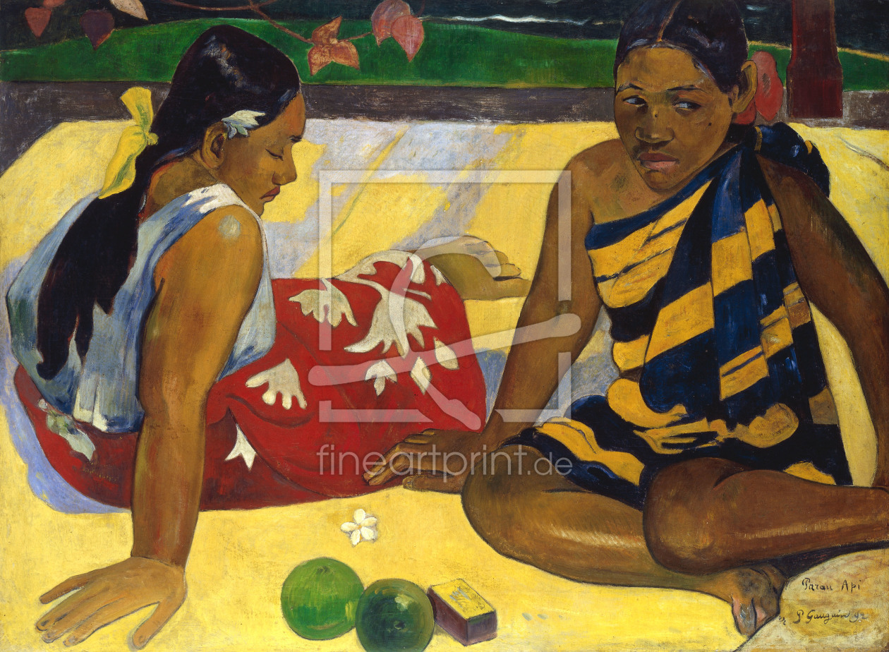 Bild-Nr.: 30000606 P. Gauguin / Two Tahiti Women / 1892 erstellt von Gauguin, Paul