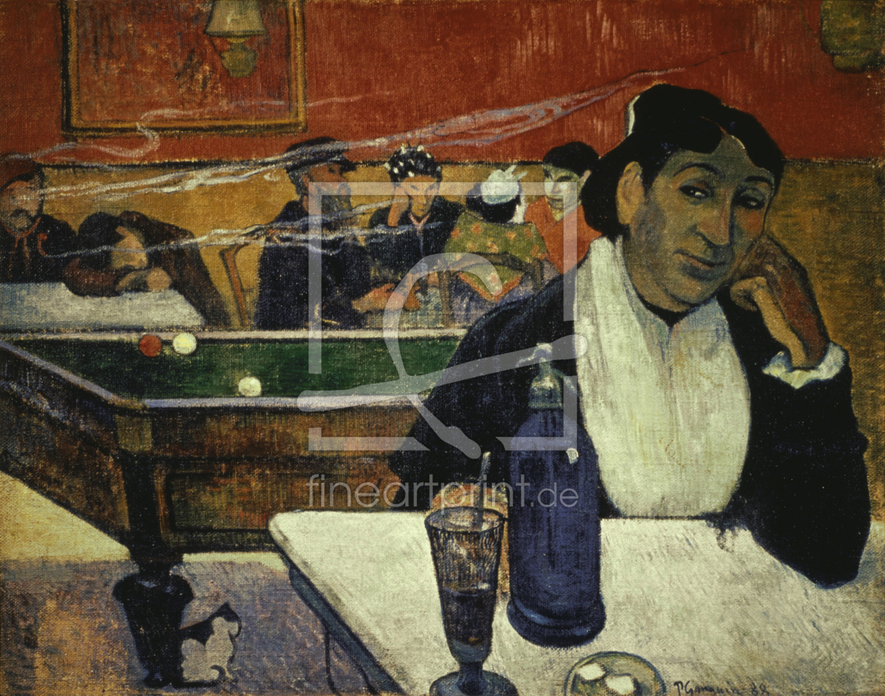 Bild-Nr.: 30000662 Paul Gauguin / In the Café / 1888 erstellt von Gauguin, Paul