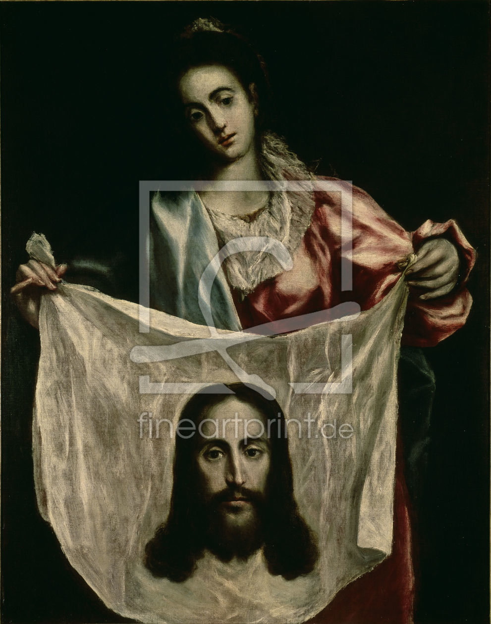 Bild-Nr.: 30000882 El Greco / St. Veronica erstellt von Greco, El (Domenikos Theotokopoulos)