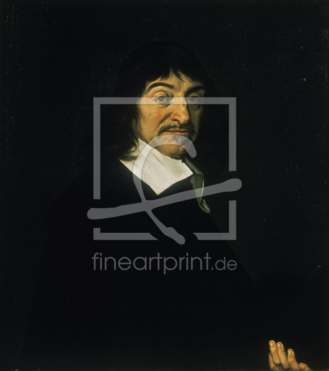 Bild-Nr.: 30000992 Rene Descartes / F.Hals / portrait 1640 erstellt von Hals, Frans
