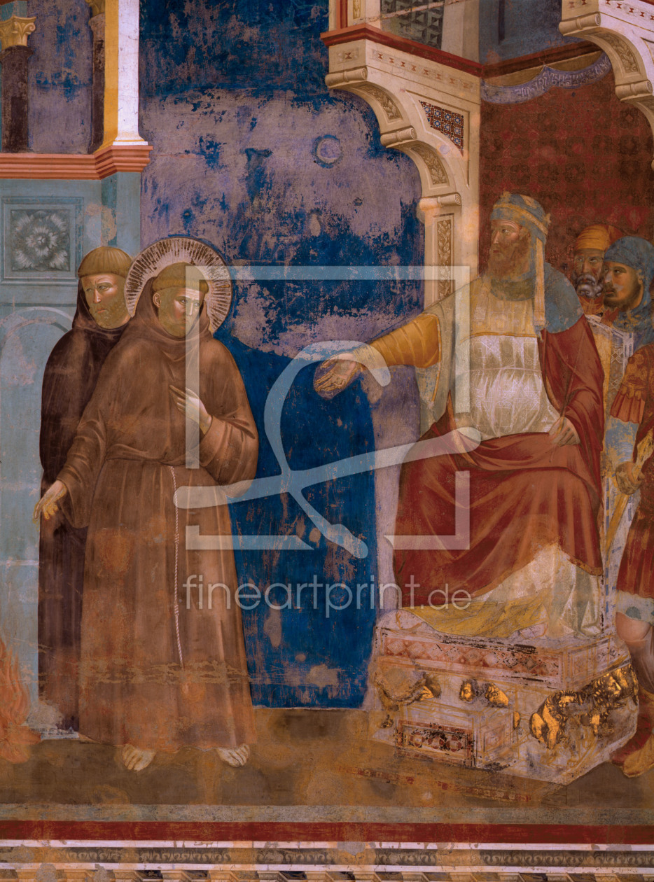 Bild-Nr.: 30001098 Giotto / St. Francis and the sultan erstellt von Giotto di Bondone